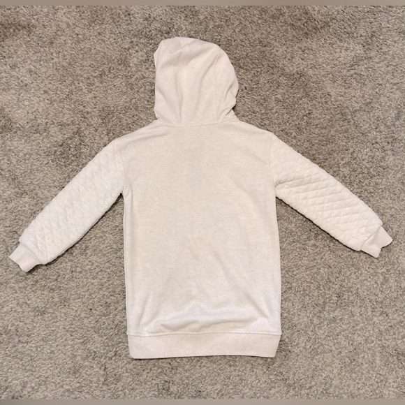 Disney Minnie Mouse hooded sweatshirt with zippered pouch. Size 8 - Picture 2 of 4